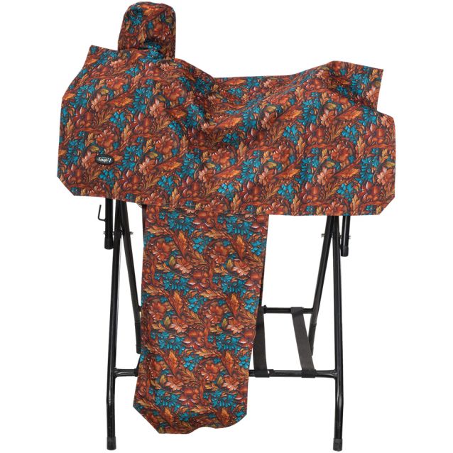 PRINTED WESTERN SADDLE COVER