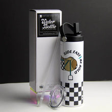 Load image into Gallery viewer, Stainless Steel Water Bottle- 20oz with 2 lids
