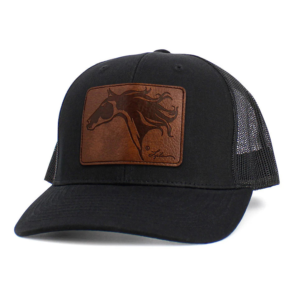 AWST Int'l Lila Horse Head Patch Cap