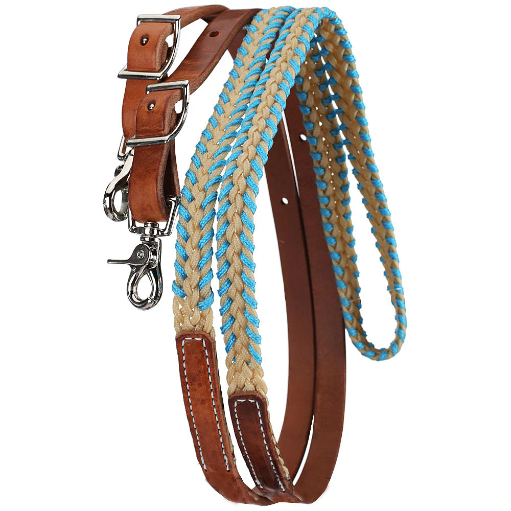 Tory Waxed Roping Laced Rein – Log Cabin Tack