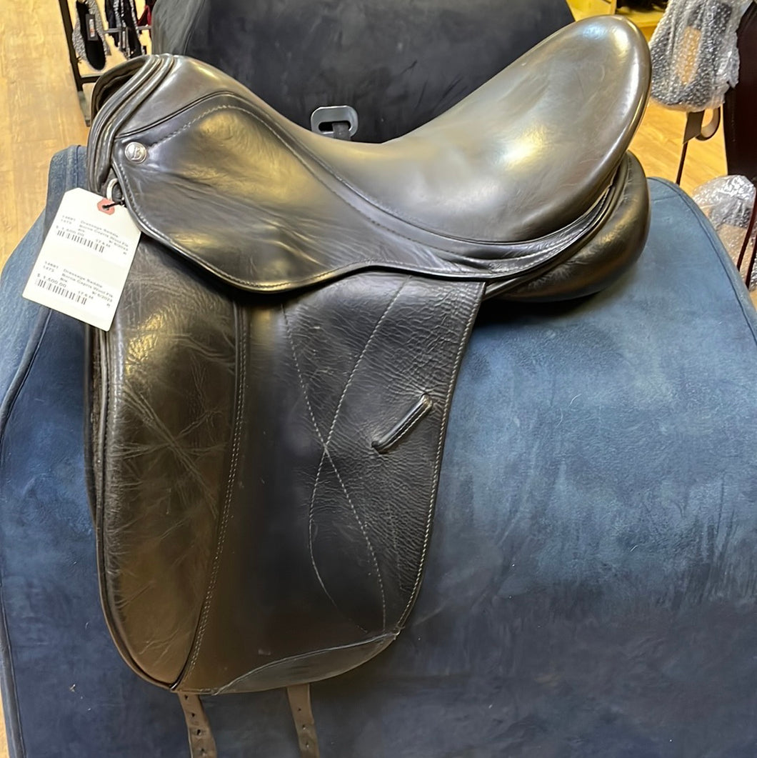 Used 17.5” Borne Dressage saddle #14691