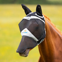 Load image into Gallery viewer, FlyGuard Pro Fine Mesh Fly Mask with Ears &amp; Nose
