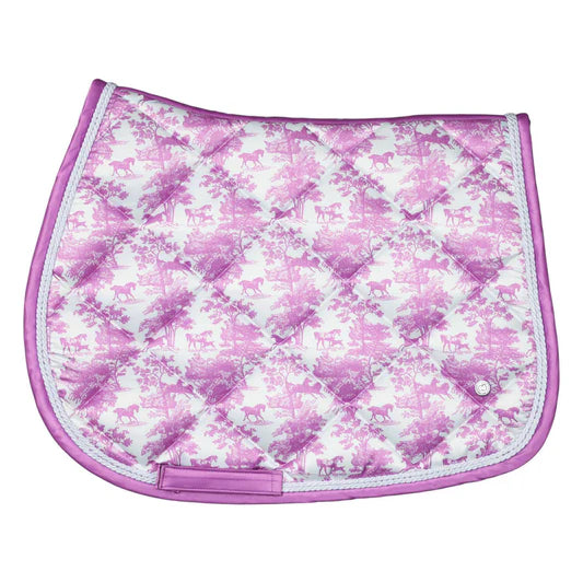 Dapplebay Equestrian Toile Saddle Pad - All Purpose