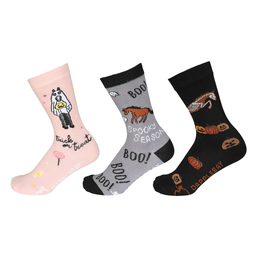 Dapplebay Kid's Halloween Sock Bundle