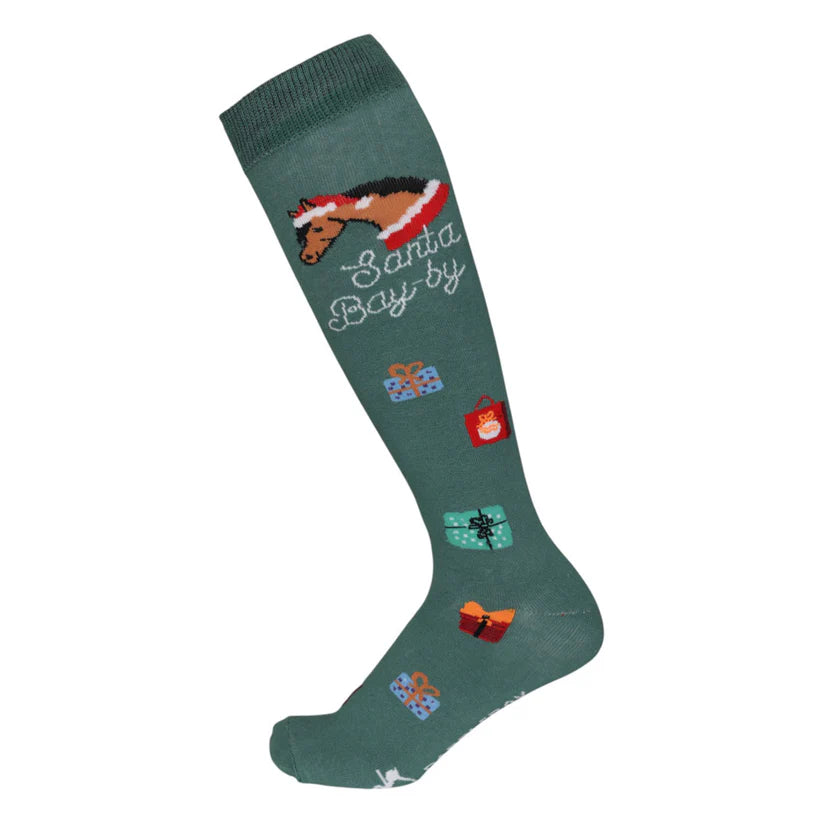 Dapplebay Santa Bay-by Knit Boot Socks