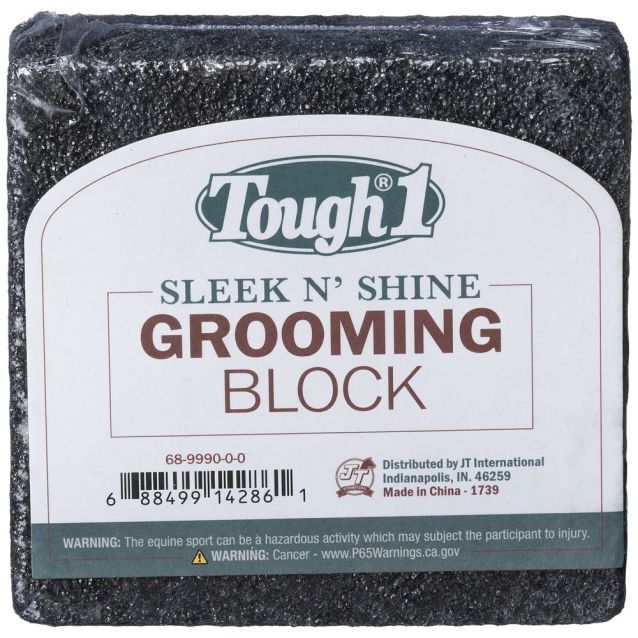 TOUGH1 SLEEK N' SHINE HORSE GROOMING BLOCK