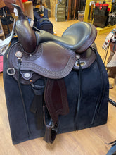 Load image into Gallery viewer, Custom 16” Circle Y Delta Western Trail Saddle 1680
