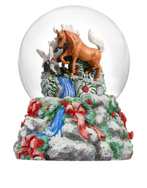 Breyer Horses 2024 Musical Snow Globe - Winter Wonderland