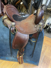 Load image into Gallery viewer, Used 16.5” Allegany Western Saddle #23991
