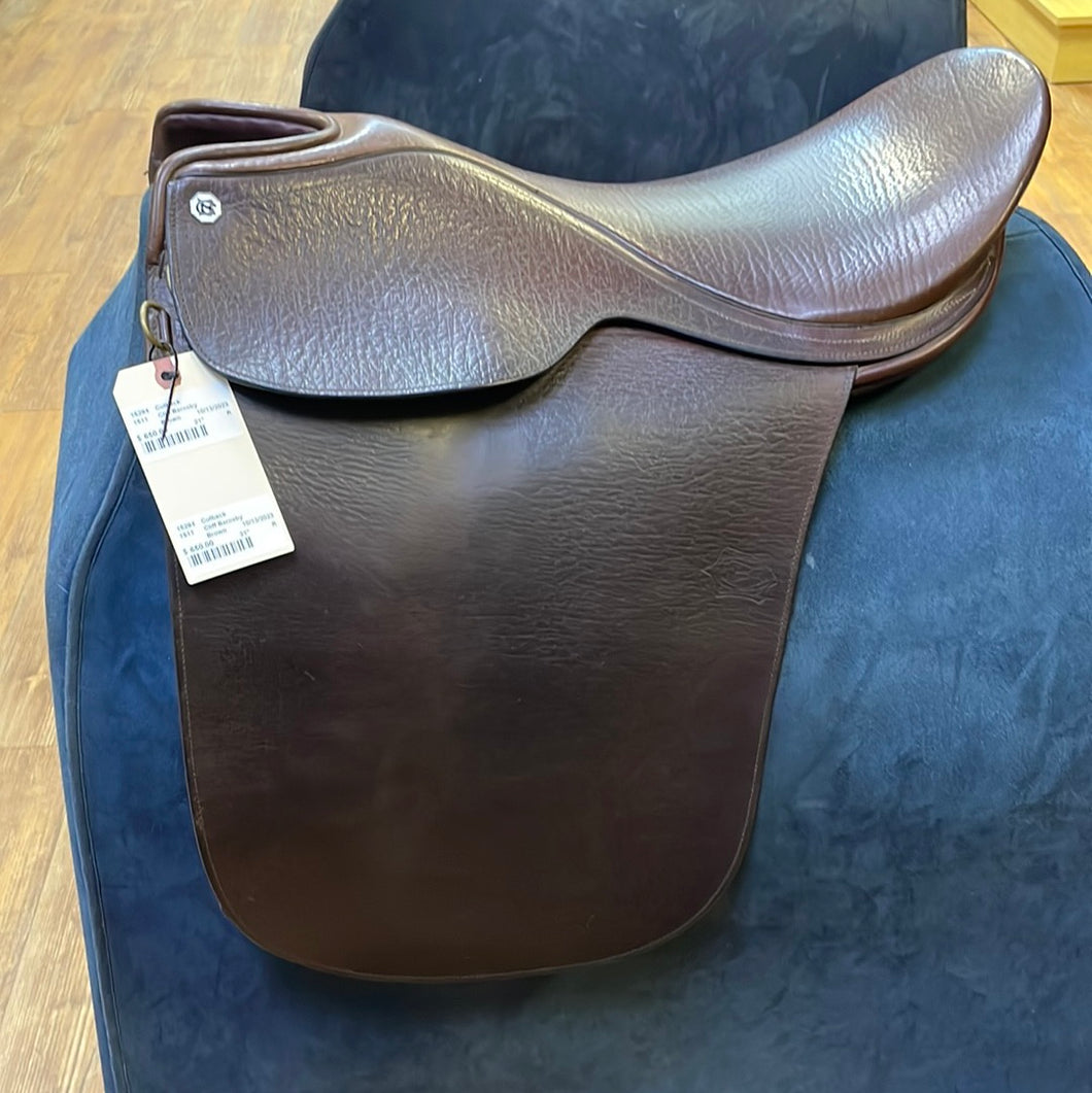 Used 21” Cliff Barnsby Cutback Saddle #15294