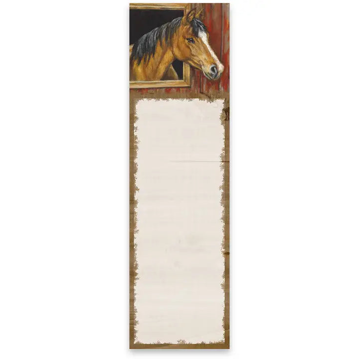 Horse List Pad