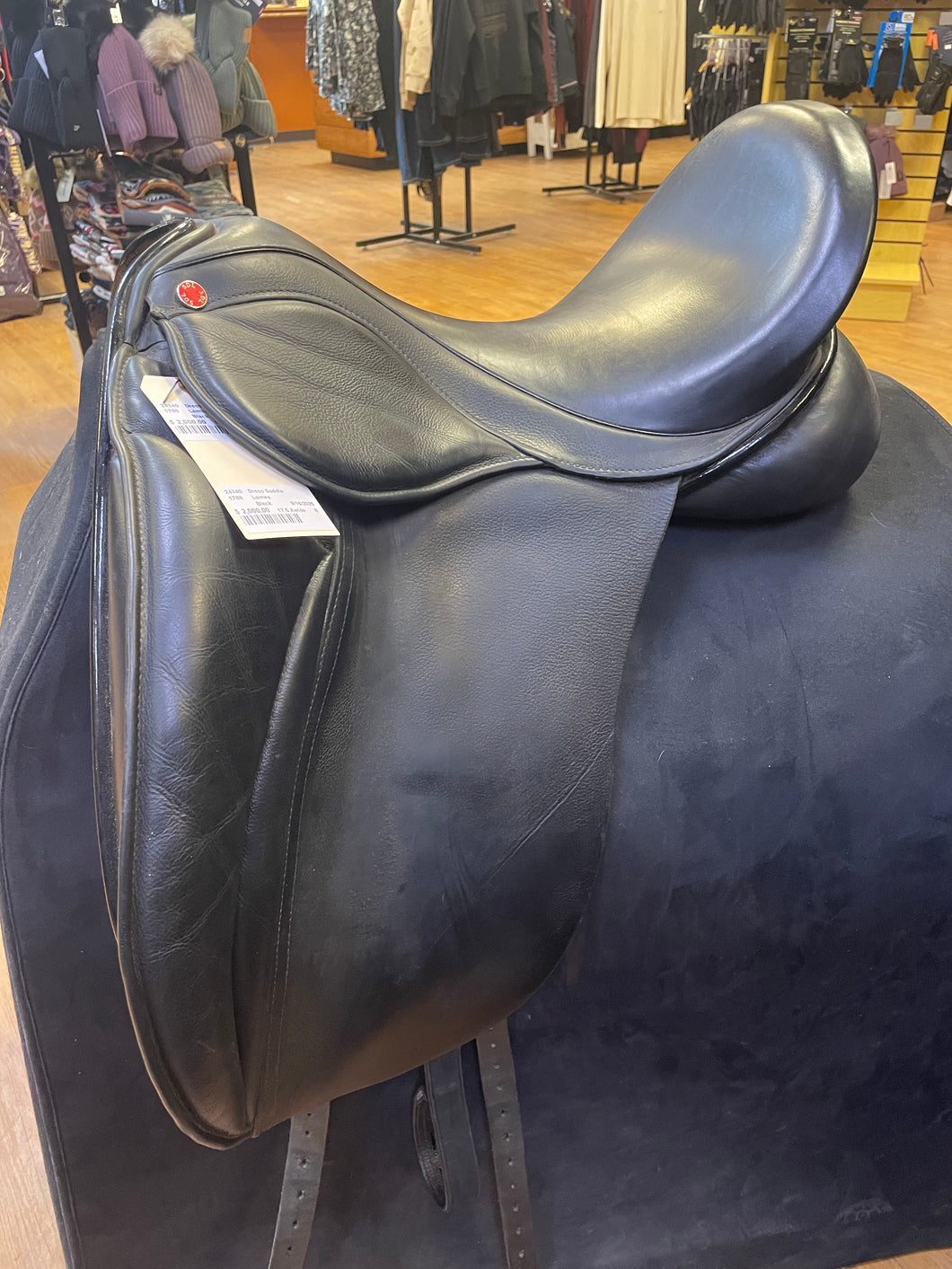 Used 17.5” Lemke Dressage Saddle #24340
