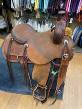 Load image into Gallery viewer, Used 17” SRS Rough out Ranch Saddle #25464
