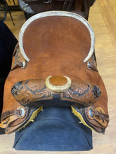 Load image into Gallery viewer, Used 12” Wild Star Kids Western Saddle #20283
