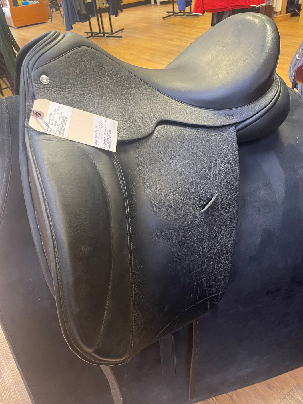 Used 17” Steffens Advantage Dressage Saddle #1800