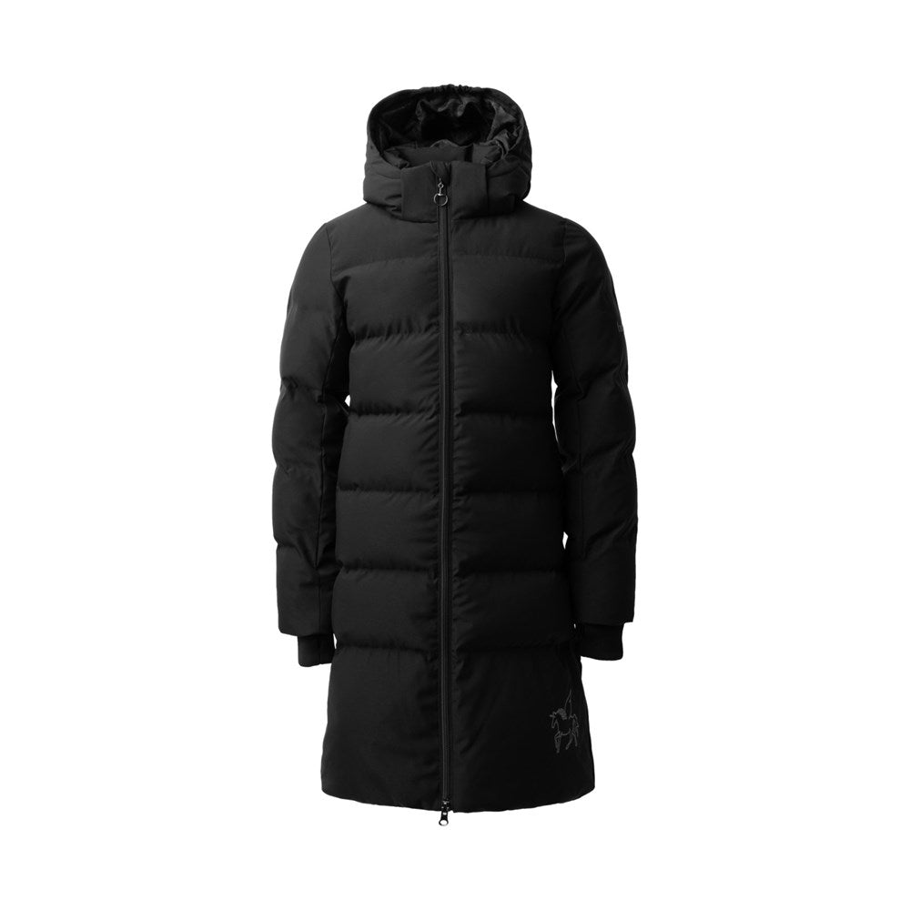 Horze Paloma Kids Insulated Long Coat - Caviar