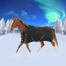 Load image into Gallery viewer, Equinavia Norse Light Weight Turnout Blanket 100g - Black
