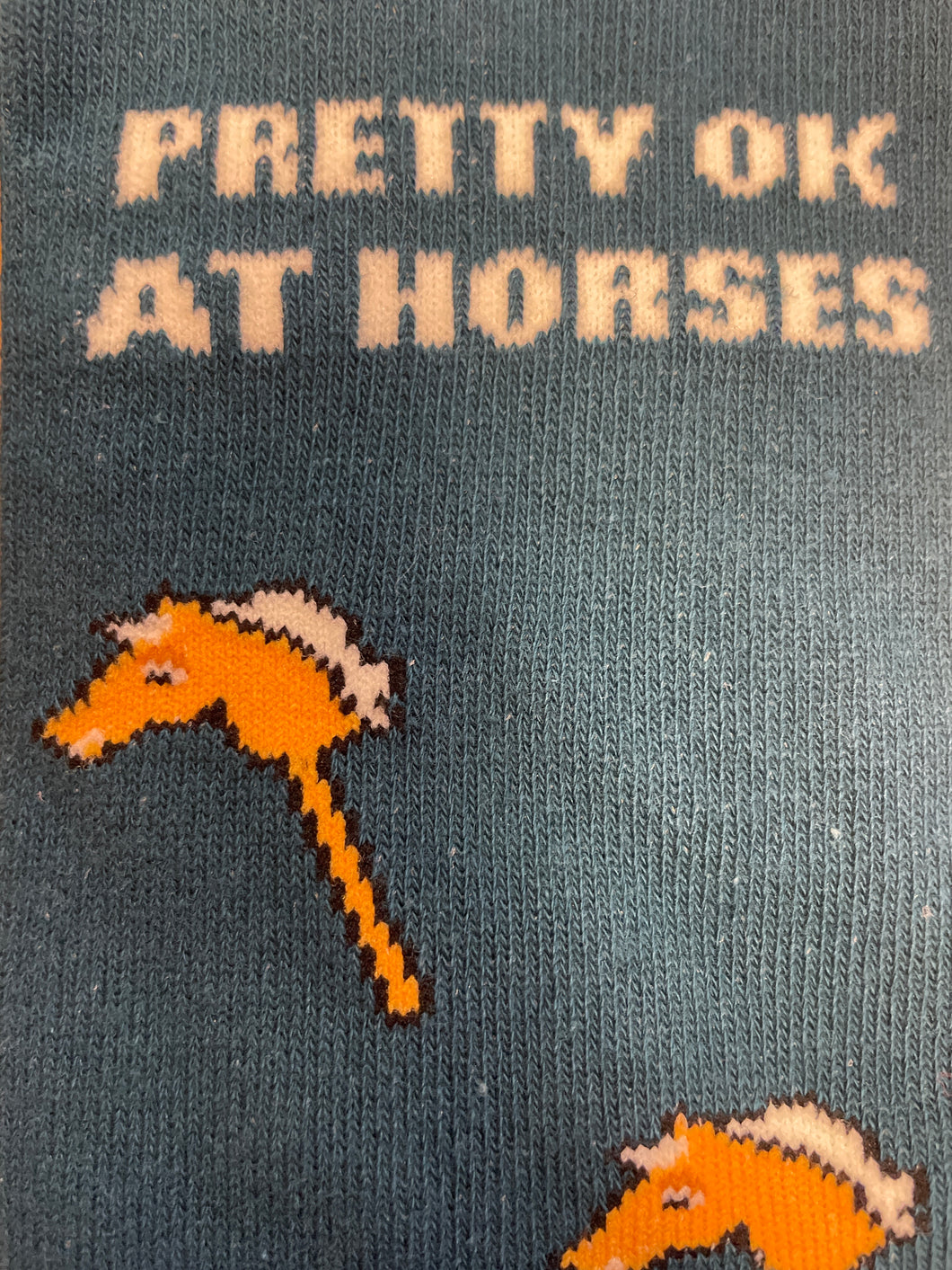 Dreamers & Schemers  Pretty Ok At Horses Long socks