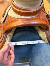Load image into Gallery viewer, Used 16” McCall Wade Western Saddle #27495
