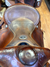 Load image into Gallery viewer, Used 16” Rocking R Ranch Saddle #28932
