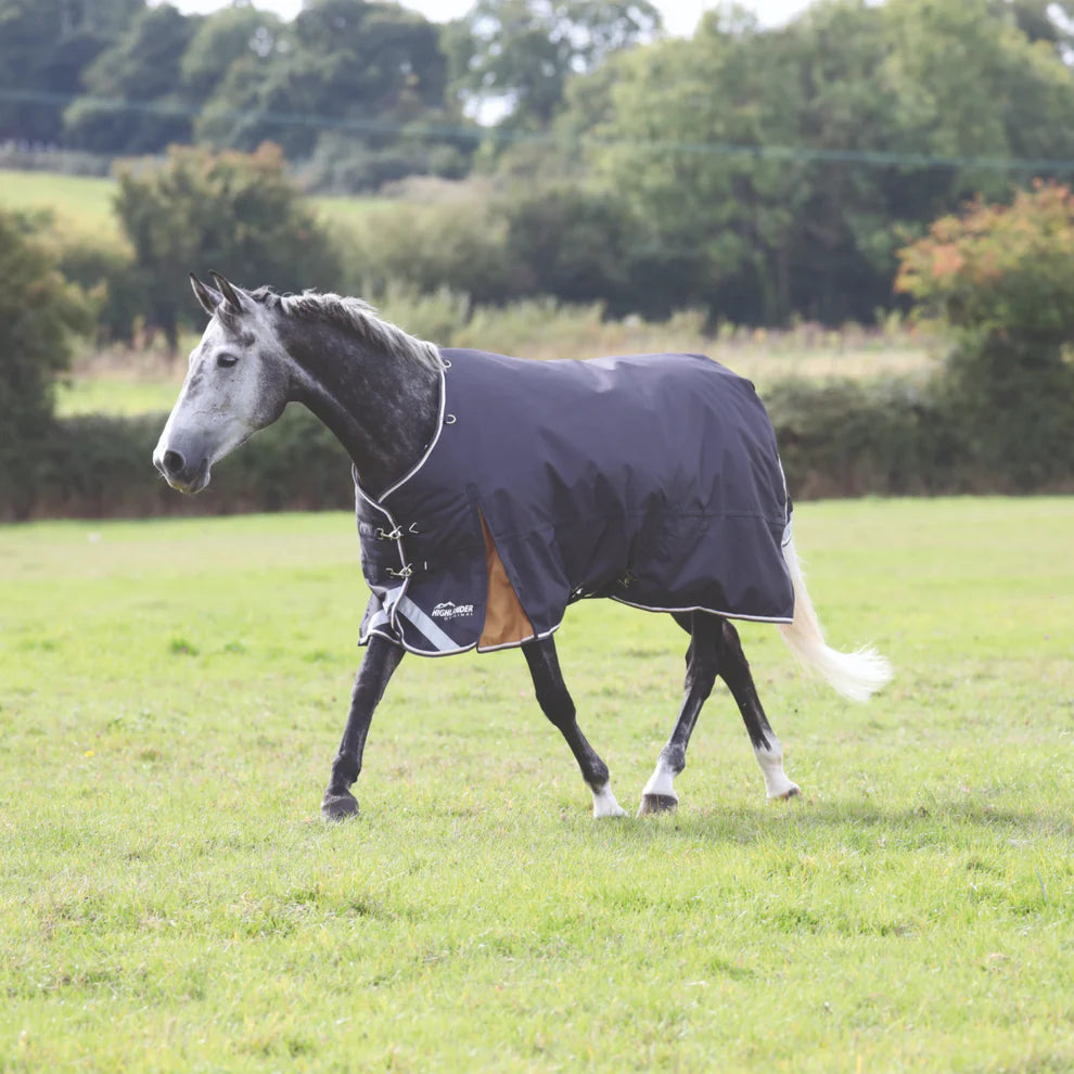 Shires Highlander Plus 300gm Standard Neck-Navy