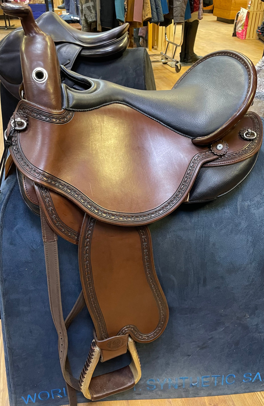 Used S2 DP Quantum Short and Light Western Saddle #20607