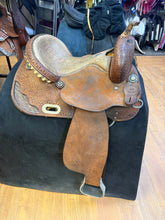 Load image into Gallery viewer, Used 15” Custom Made HR Barrel Saddle #27824
