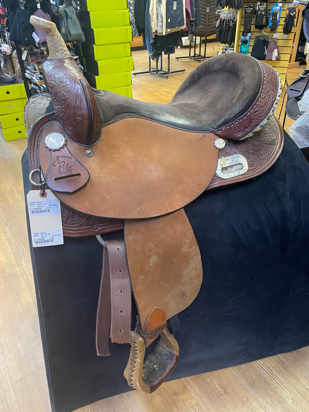 Used 17” High Horse Proven Barrel Saddle #24498