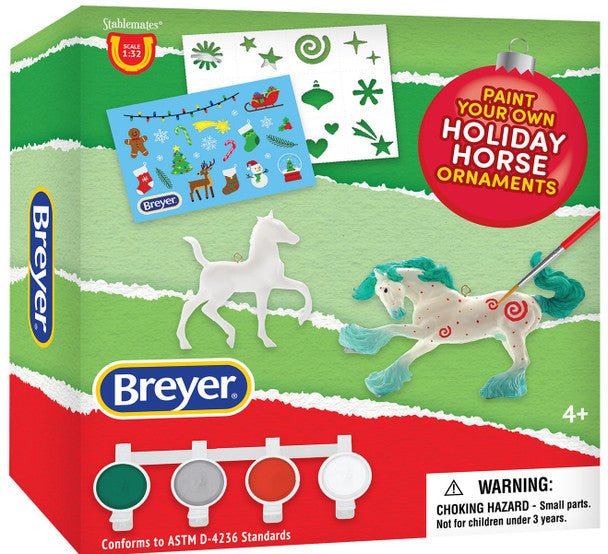 Breyer Horses 2025 Holiday Celebration Paint your own Ornament