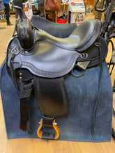 Load image into Gallery viewer, High Horse 16” Rosebud Black with Leather Fenders
