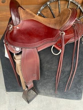 Load image into Gallery viewer, Used 17” Circle Y Grey Forest Trail Endurance Saddle #18223
