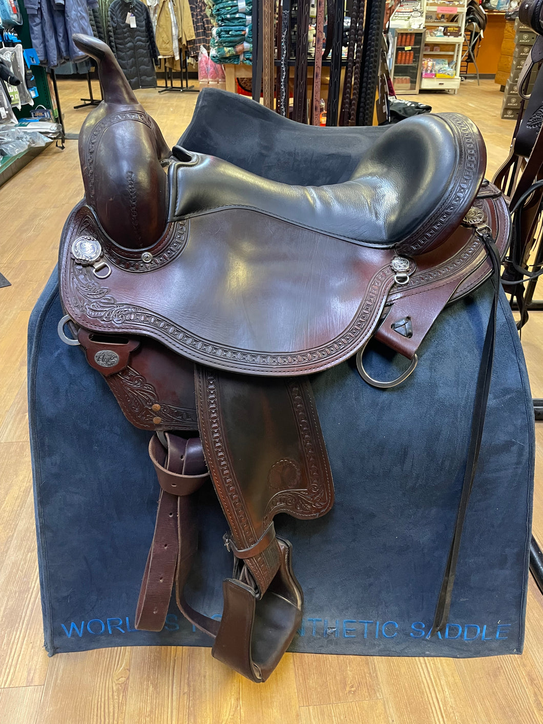 Used 17” Circle Y Sheridan Western Saddle #19846