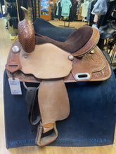 Load image into Gallery viewer, Used 14.5” RS Saddlery Barrel Saddle #22751
