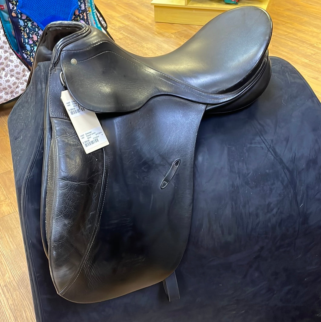 Used 17.5” Passier Lenox Dressage saddle #14337