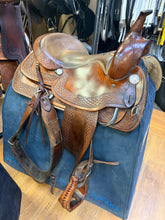 Load image into Gallery viewer, Used 16” Rocking R Ranch Saddle #28932
