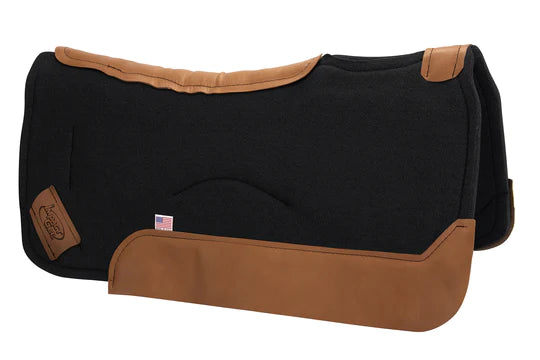 Impact Gel Contour Classic Saddle Pad- Brown Wear Leather 30x30