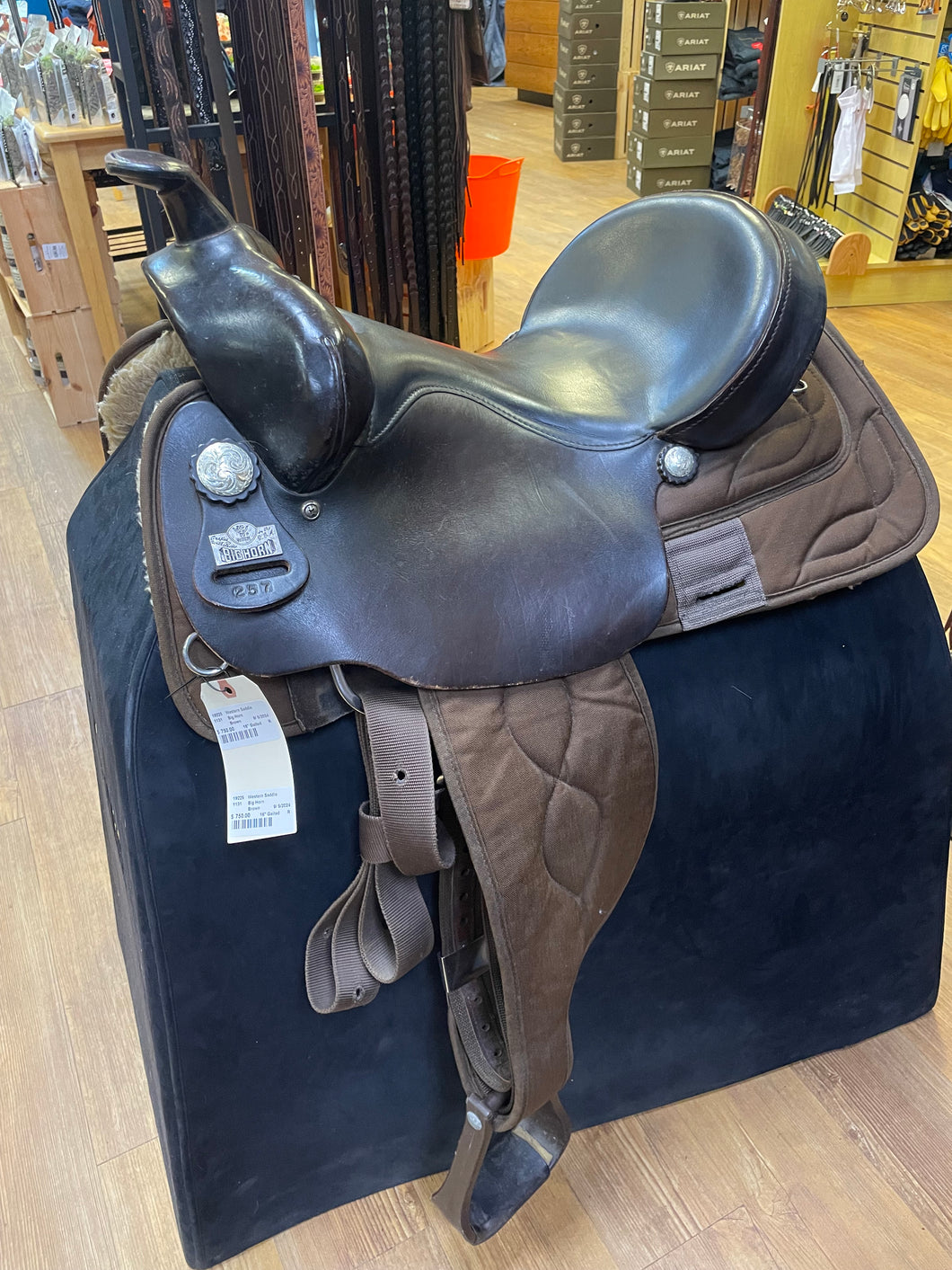 Used 16” Big Horn Gaited Western Saddle #19225