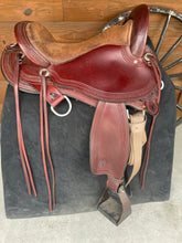 Load image into Gallery viewer, Used 17” Circle Y Grey Forest Trail Endurance Saddle #18223
