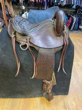 Load image into Gallery viewer, Used 16” American Saddlery Brown Endurance Saddle #19084
