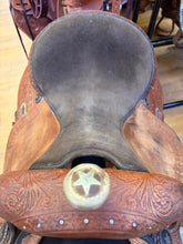 Load image into Gallery viewer, Used 14” Circle Y Kelly Kaminski "Shining Star" Barrel Racer #28500
