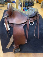 Load image into Gallery viewer, Used 16” American Saddlery Brown Endurance Saddle #19084
