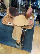 Load image into Gallery viewer, Used 14.5” RS Saddlery Barrel Saddle #22751

