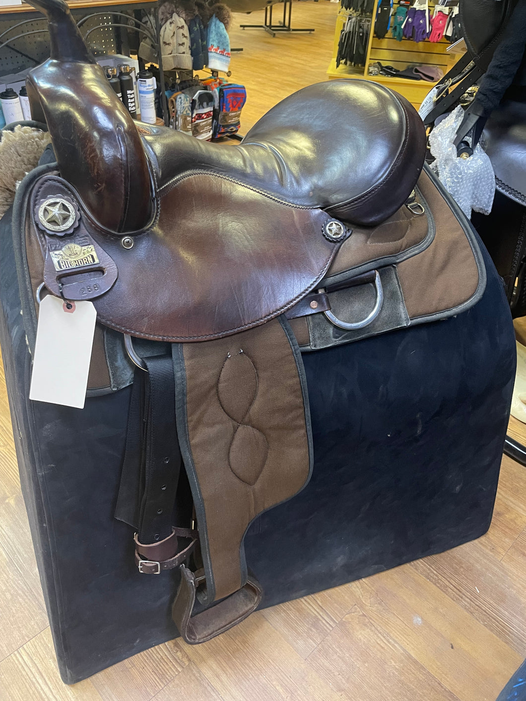 Used 16” Big Horn Western Saddle #25017