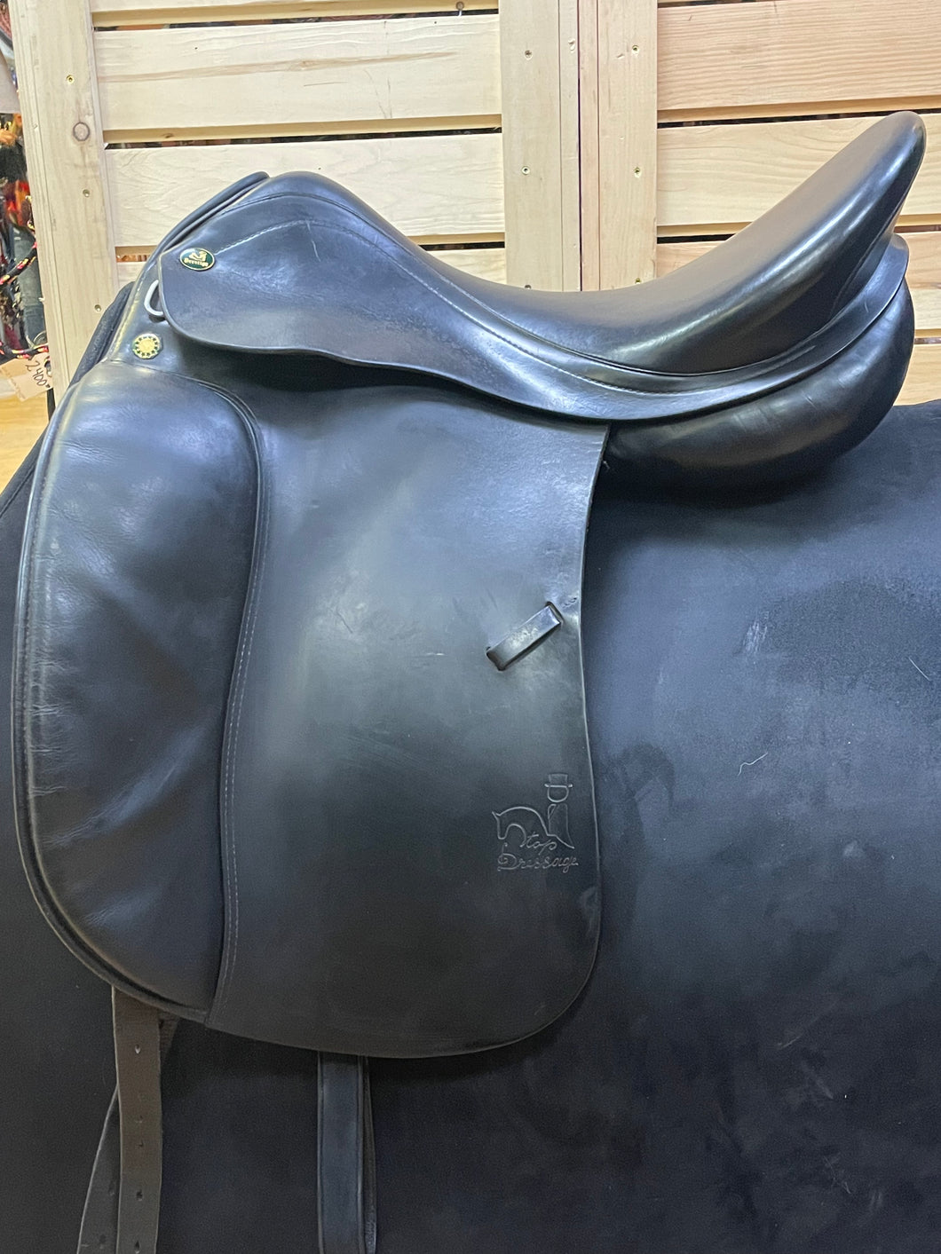 Used 17” Prestige Appaloosa Dressage Saddle #21490