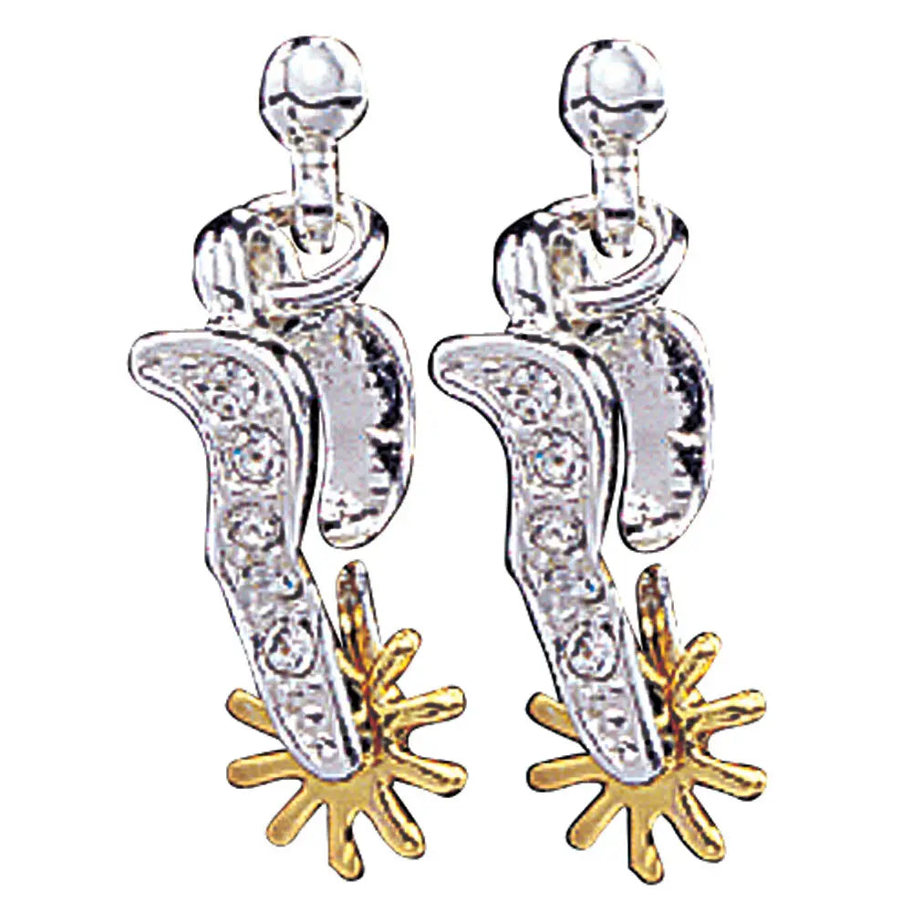 Montana Silversmith Sparkling Spurs Drop Earrings