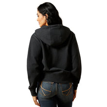 Load image into Gallery viewer, Ariat Stitched Full Zip Hoodie - Charcoal Heather
