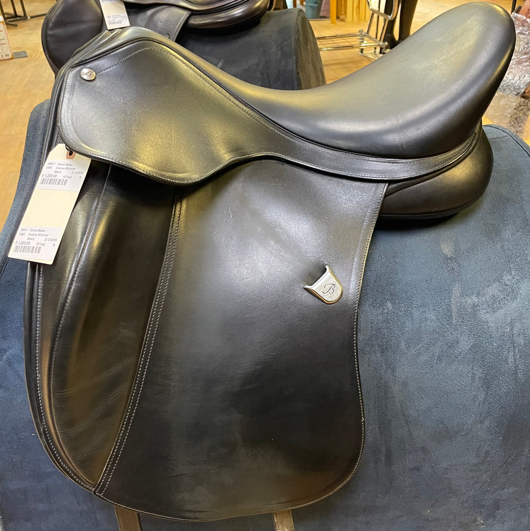 Used 18” Bates Innova Dressage Saddle #20611