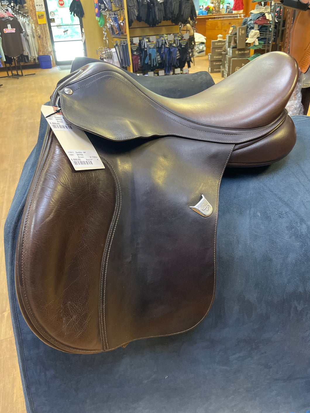 Used 17” Bates All Purpose Saddle #17911