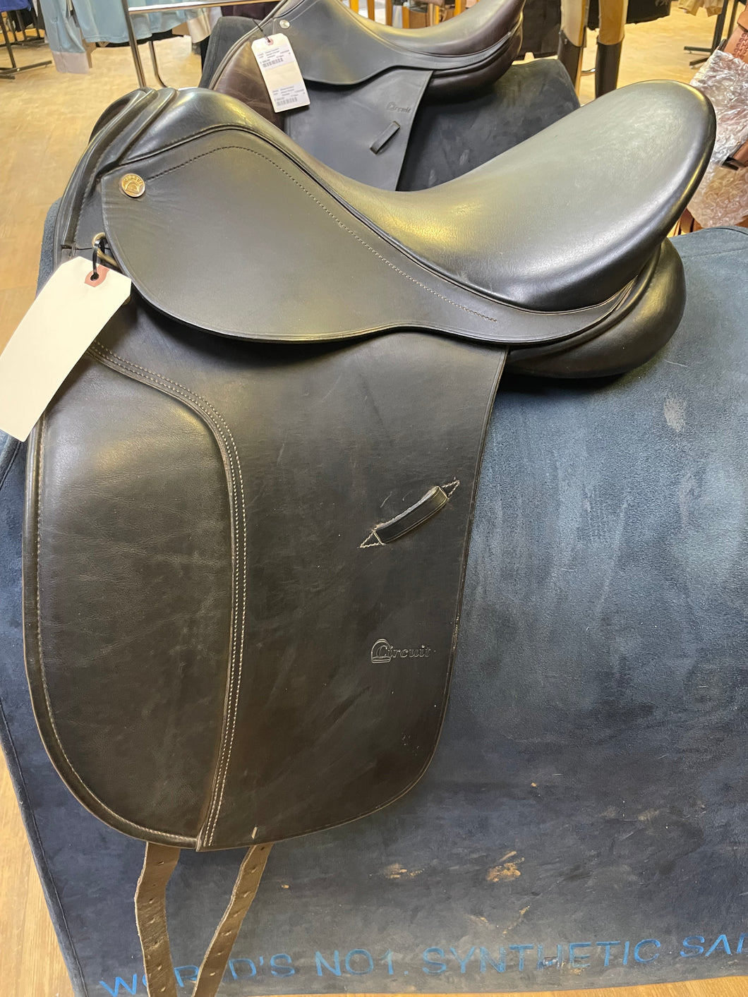 Used 16.5” Dover Circuit Dressage saddle #20646