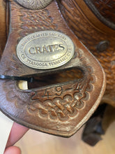 Load image into Gallery viewer, Used 16” Crates Classic Reiner Saddle #24341
